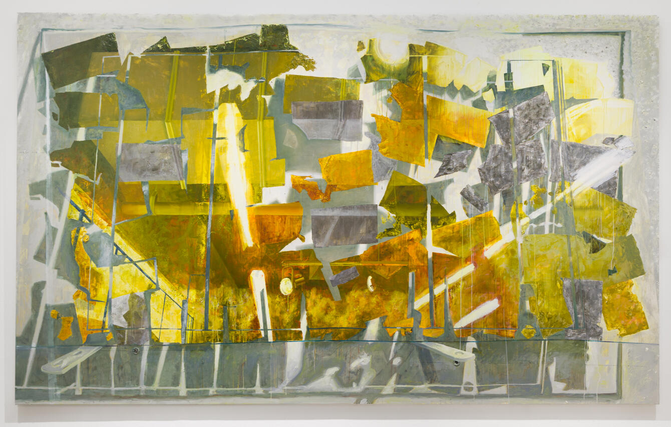 After Vir Heroicus Sublimis, 2025, Oil on canvas, 88 x 144 ½”