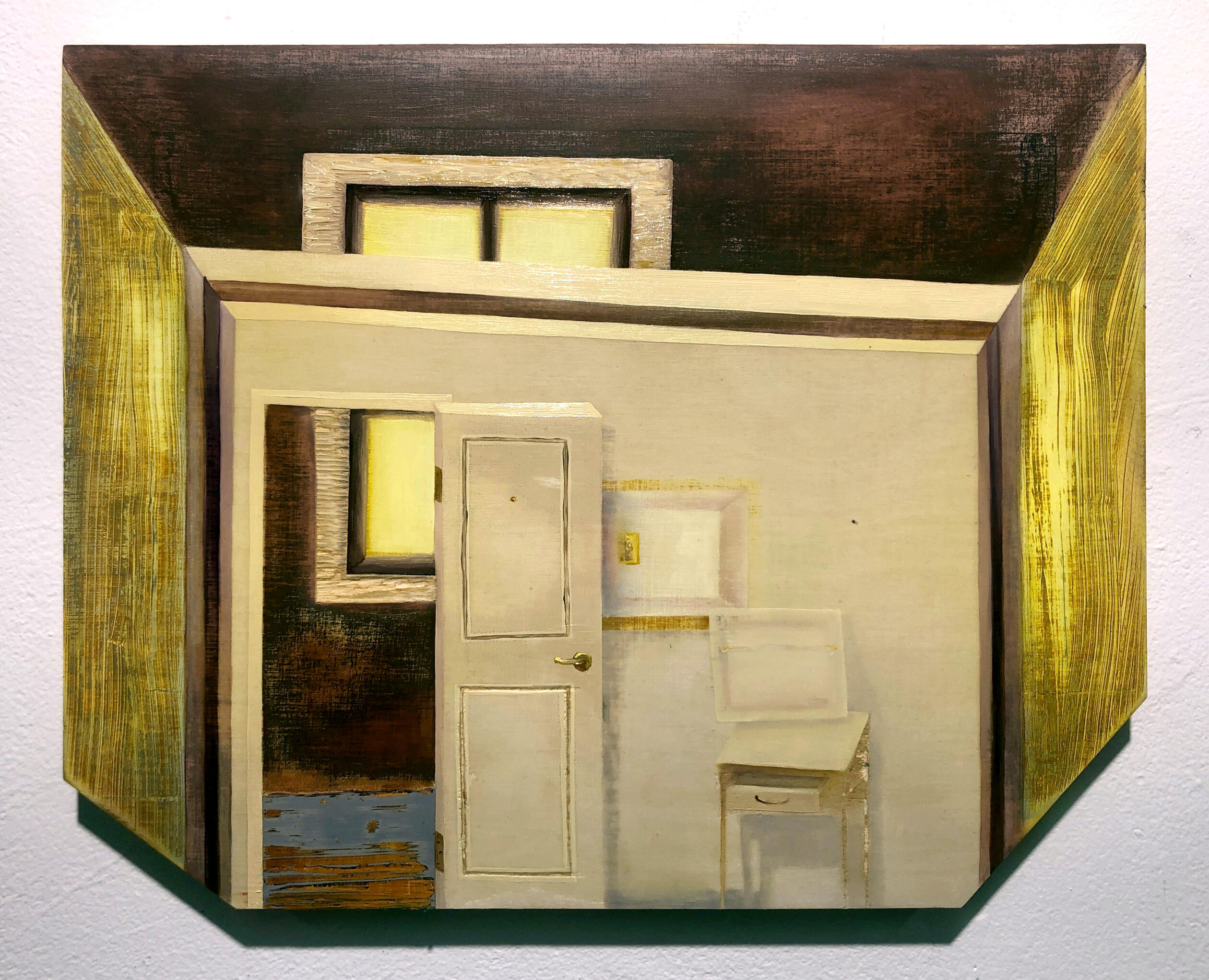 The Other Side, 2023. Oil paint on panel. 9 x 12".